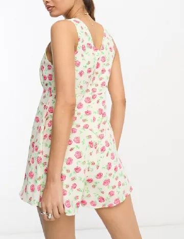 Salopeta Glamorous, floral print Floral print