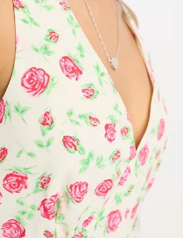 Salopeta Glamorous, floral print Floral print
