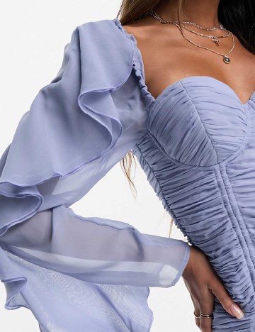Rochie scurta ASOS, mov