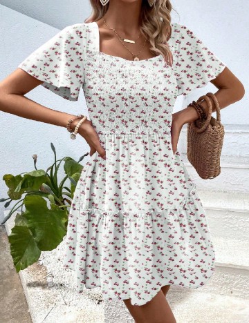 Rochie scurta SHEIN, floral