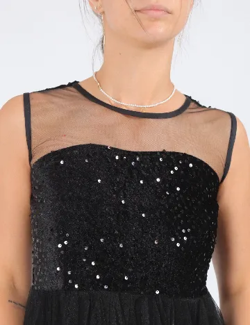 Rochie medie Love&Lemonade, negru Negru