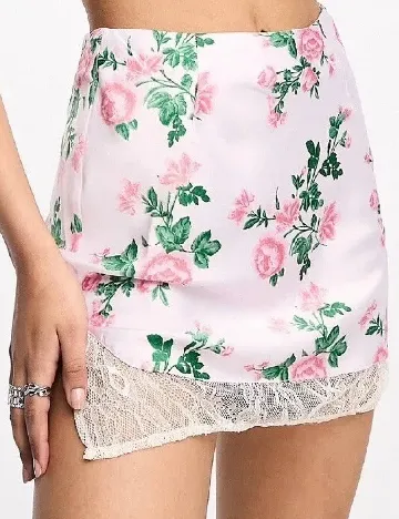 Fusta ASOS, roz Roz