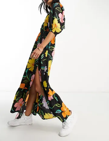 Rochie lunga ASOS, floral print