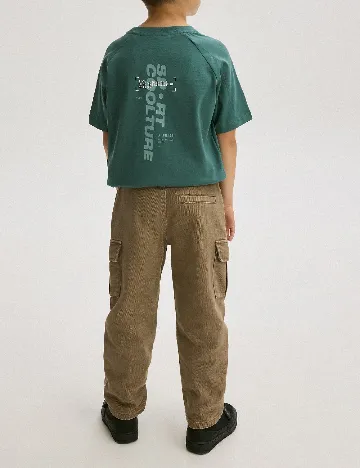Pantaloni Reserved, maro