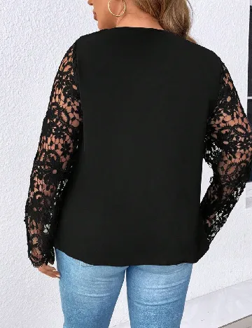 Bluza SHEIN CURVE, negru
