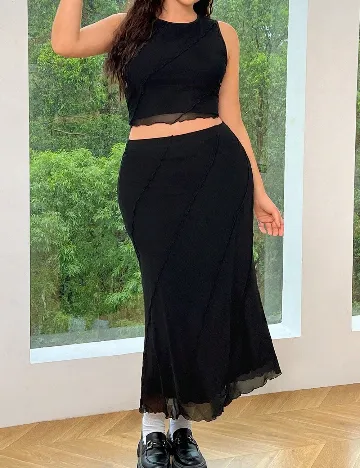 Compleu SHEIN CURVE, negru