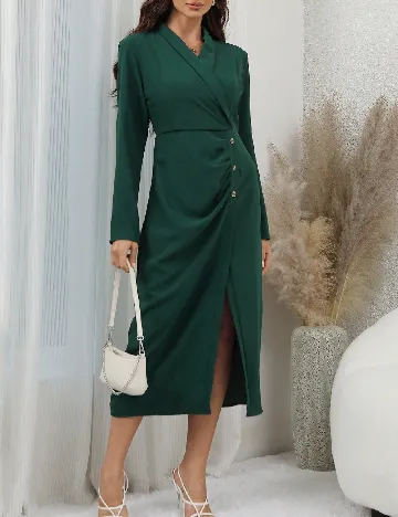 Rochie medie SHEIN, verde