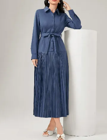 Rochie lunga SHEIN, albastru