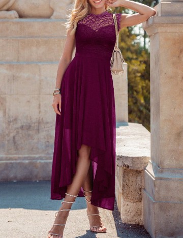 Rochie medie Miusol, mov