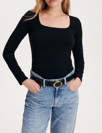 Bluza Reserved, negru