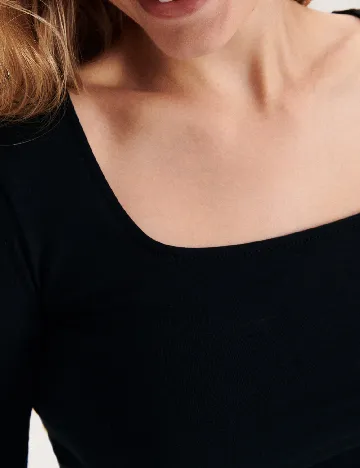 Bluza Reserved, negru Negru
