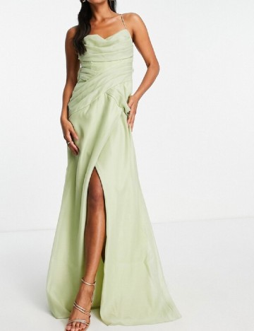 Rochie lunga ASOS, verde