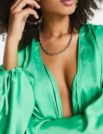 Rochie medie ASOS, verde