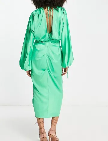 Rochie medie ASOS, verde