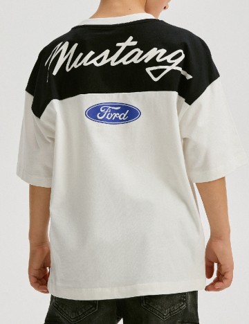 Tricou Reserved, alb