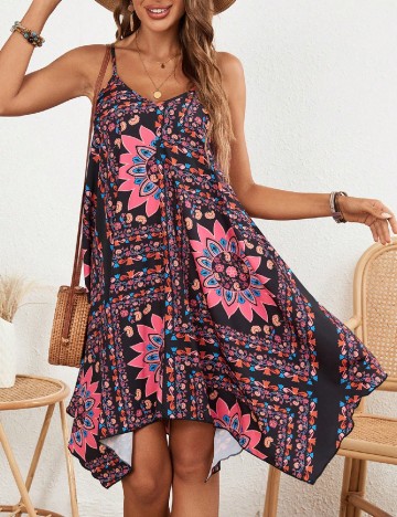 Rochie scurta SHEIN, mix culori