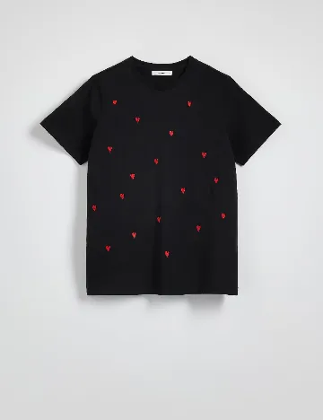 Tricou Reserved, negru