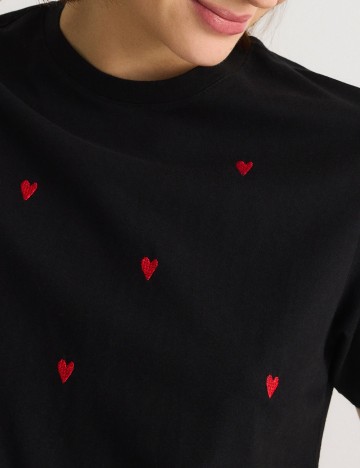 Tricou Reserved, negru