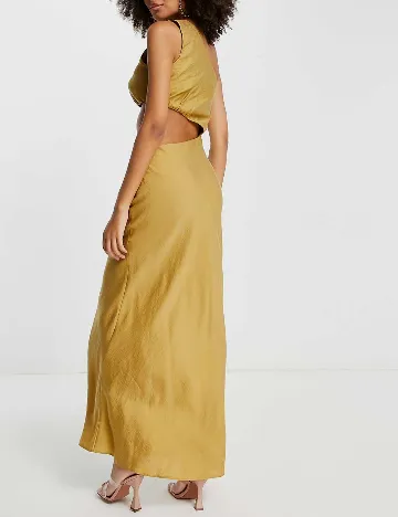 Rochie lunga ASOS, mustar