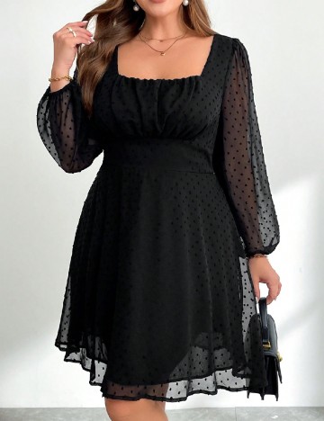 Rochie scurta SHEIN CURVE, negru
