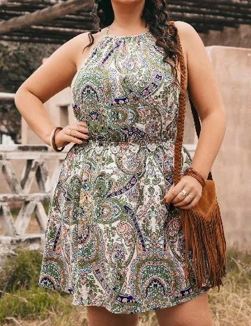 Rochie scurta SHEIN CURVE, mix culori Mix culori