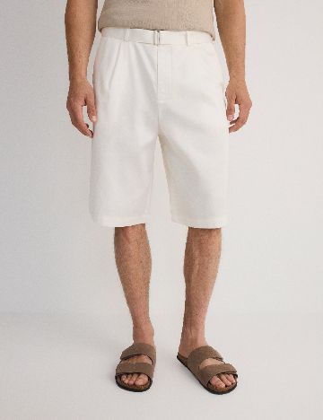Pantaloni scurti Reserved, alb