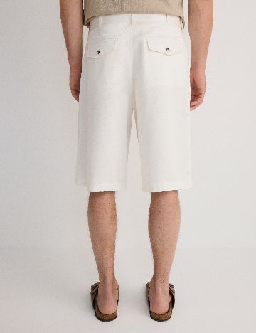 Pantaloni scurti Reserved, alb