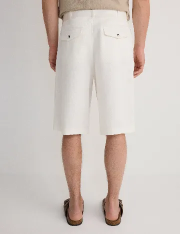 Pantaloni scurti Reserved, alb