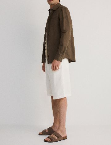 Pantaloni scurti Reserved, alb