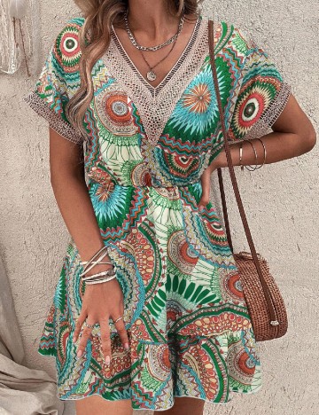 Rochie scurta SHEIN, mix culori