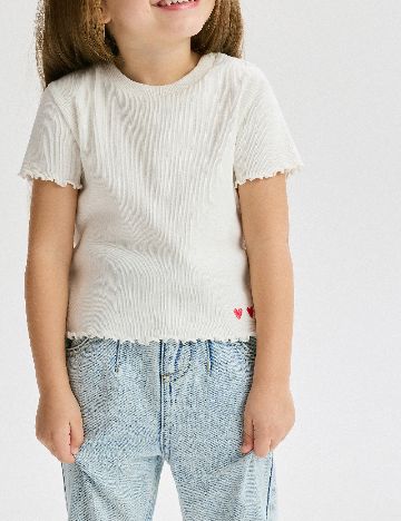 Tricou Reserved, alb
