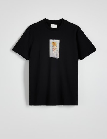 Tricou Reserved, negru