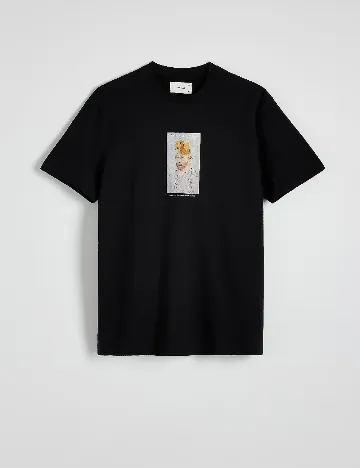 Tricou Reserved, negru