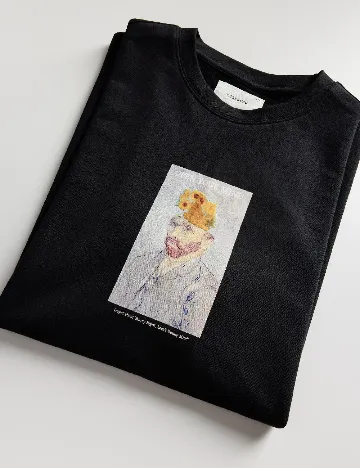 Tricou Reserved, negru