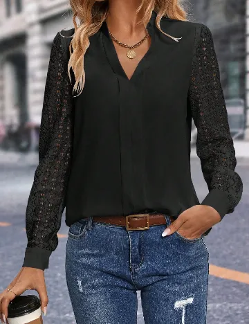 Bluza SHEIN, negru