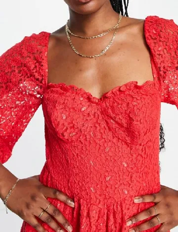 Salopeta Miss Selfridge, rosu