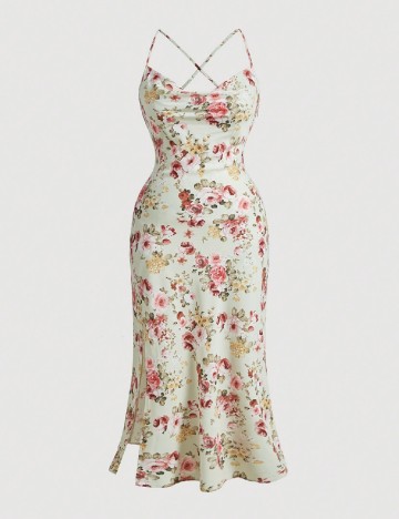 Rochie medie SHEIN CURVE, floral