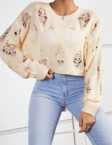 Top SHEIN, crem