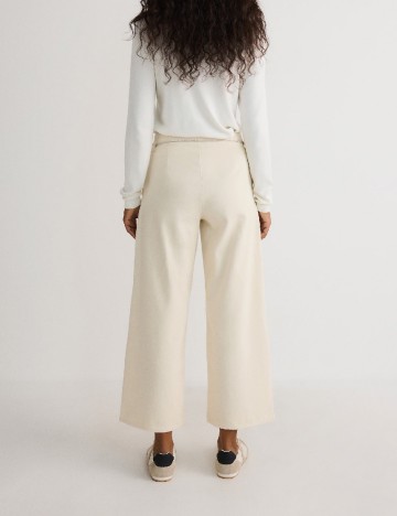 Pantaloni Reserved, crem