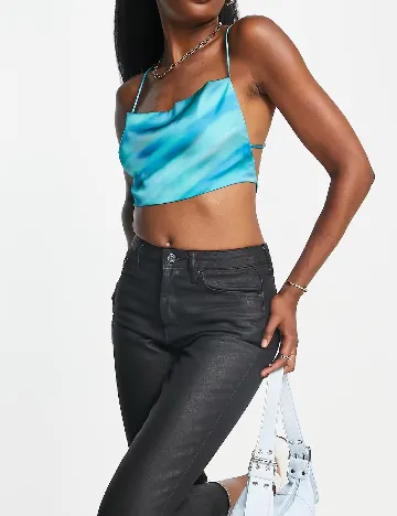 Top Pull&Bear, albastru