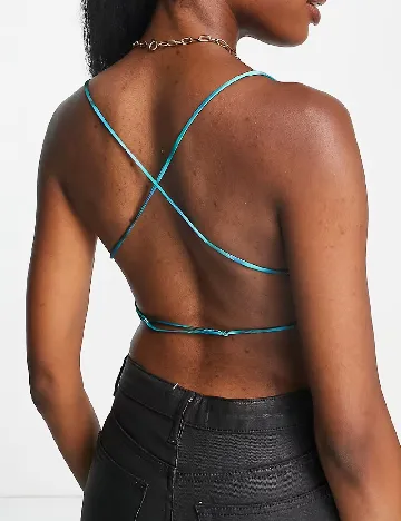 Top Pull&Bear, albastru