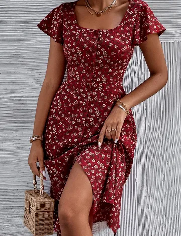 Rochie medie SHEIN, visiniu