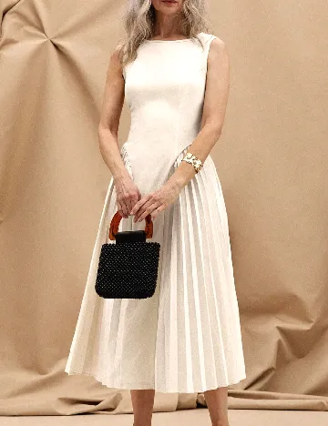 Rochie medie SHEIN, crem
