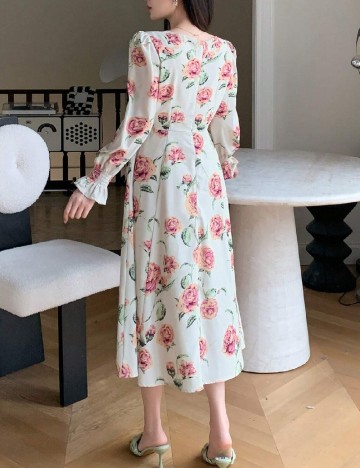 Rochie medie Dazy, floral print