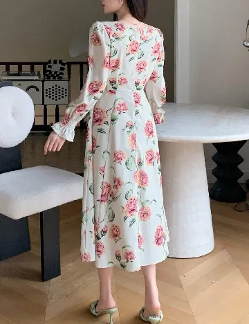 Rochie medie Dazy, floral print