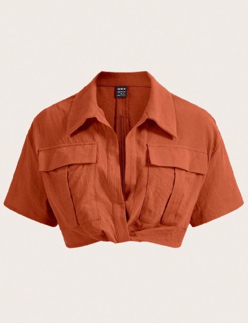 Top SHEIN, caramiziu