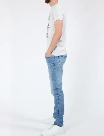 Tricou Milano Bulls, gri Gri