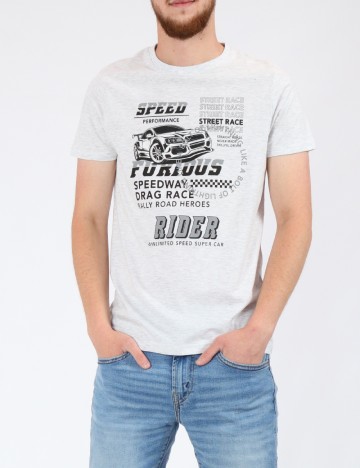 Tricou Milano Bulls, gri