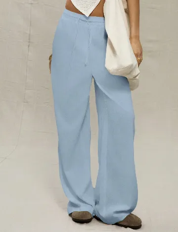 Pantaloni Musera, albastru