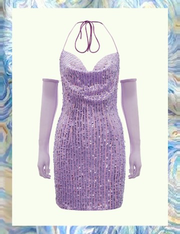 Rochie scurta SHEIN, mov